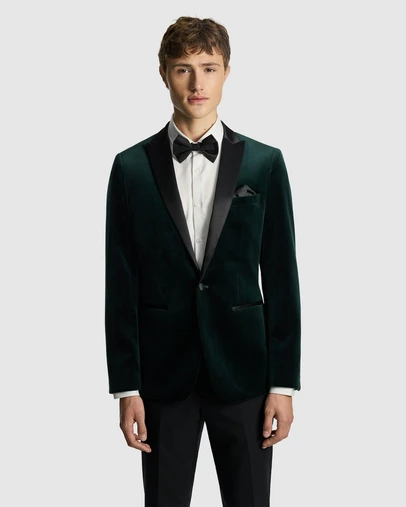 yd. - Milan Velvet Tuxedo Jacket