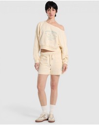 GUESS Originals - GUESS Originals Eco Boat Neck Distressed Sweatshirt