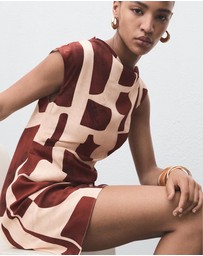 M.N.G - Short Printed Dress