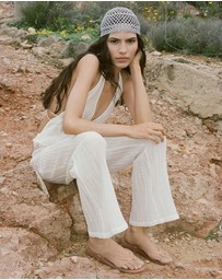 M.N.G - Wrinkle Fluid Ramie Trousers