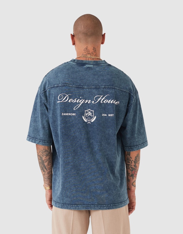 Zanerobe - Crest Flow Tee GD Navy