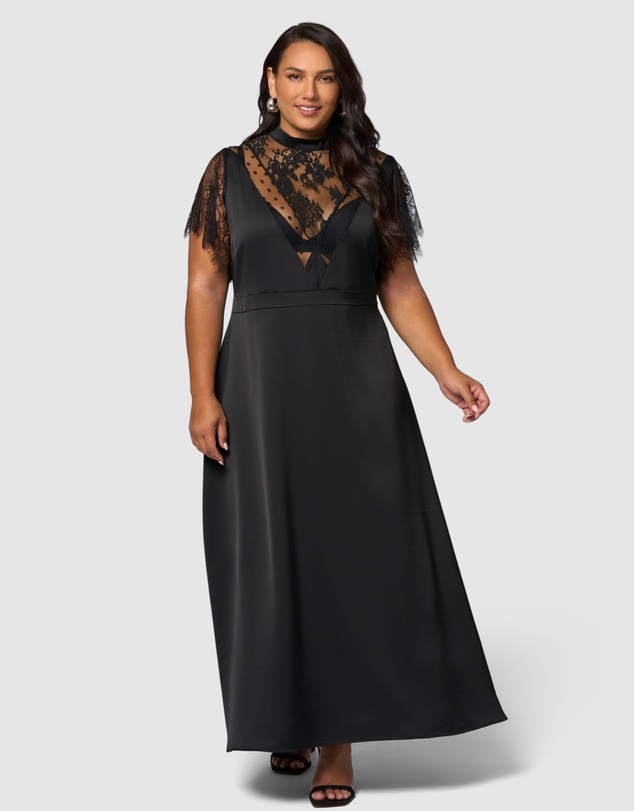 Sunday In The City - Mayhem Satin Maxi Dress