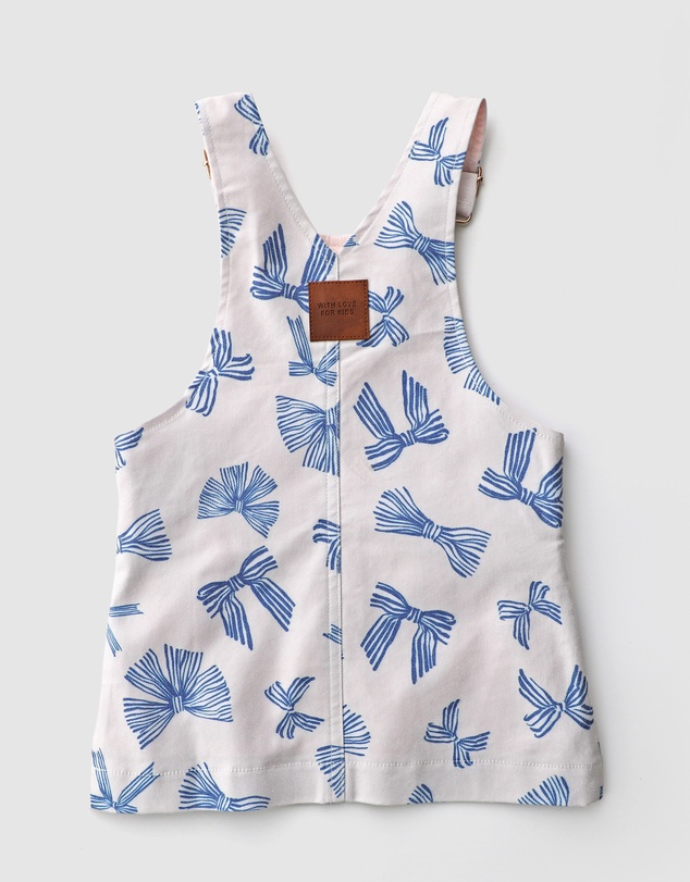 WITH LOVE FOR KIDS - Hazel Denim Pinafore Dress - Babies - Kids