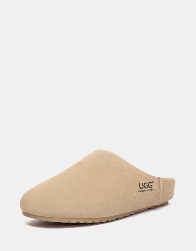 EVERAU - Australian Shepherd Ugg Somni Cow Suede Upper Loafer Oxfords Flats