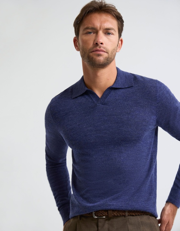 Oxford - Blair Polo Collar Merino Knit