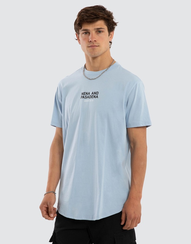 Nena & Pasadena - Linear Dual Curved Tee