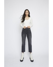 Glamorous - V-Neck Long Sleeve Top