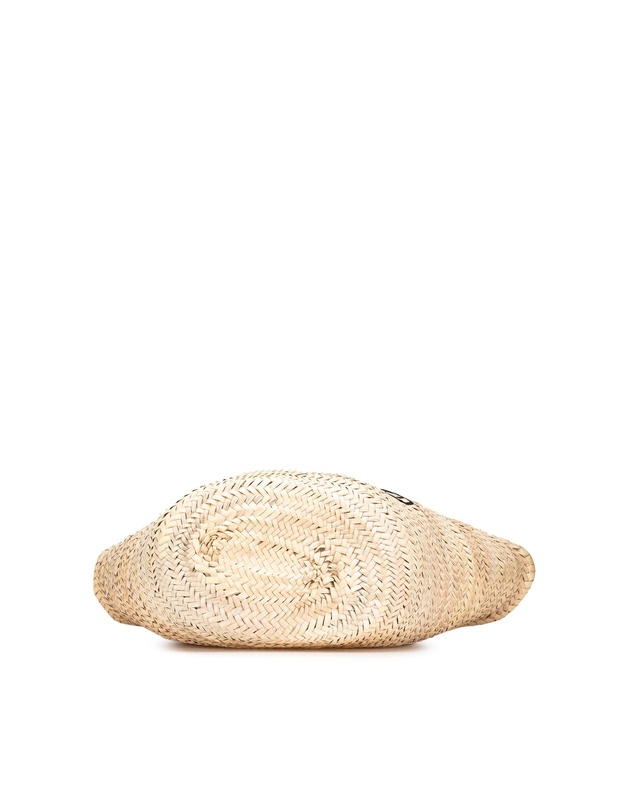 Pre-Loved by Azura Reborn - Pre-Loved Andre Butzer Large Raffia Classic Wanderer Embroidered Shopping Tote