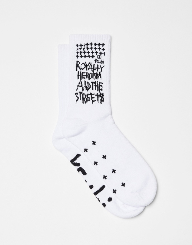 Ksubi - Royalty Ksocks White/Black