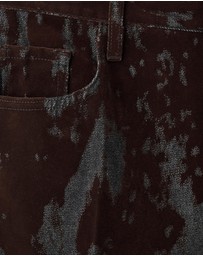 M.N.G - Wide-Leg Devoré Jeans