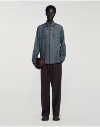 Sandro - Flannel Pocket Shirt