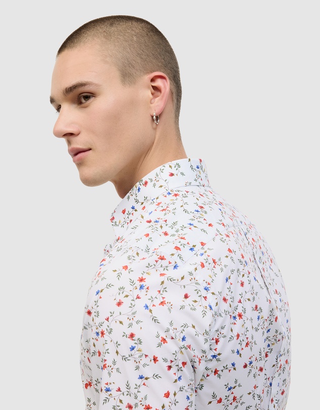 Politix - Thorpe Floral Print Long Sleeve Shirt