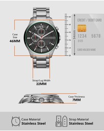 Armani Exchange - Silver Tone Chronograph Watch