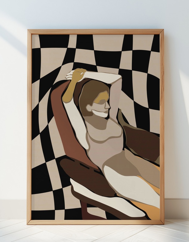 Olive et Oriel - KH Studio - A Sitting Place for a Passenger - Not In Love by Karla Hyman Art Print