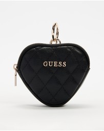 GUESS - Heart Pouch Keychain