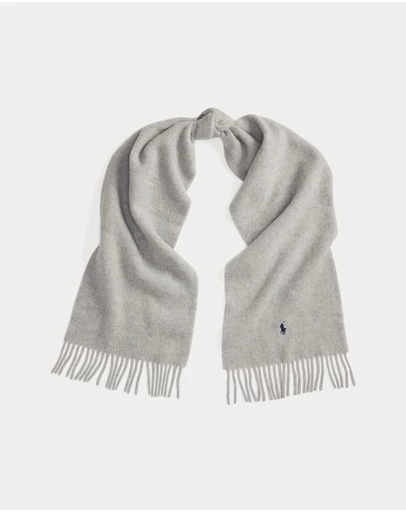 Polo Ralph Lauren - Fringe-Trim Wool Scarf
