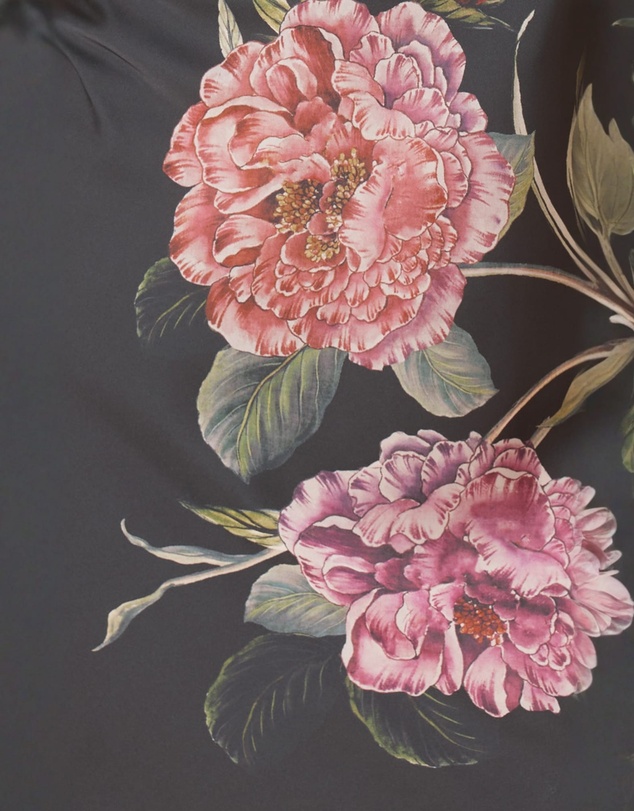 Gingerlilly - Piper Floral Silky Satin Nightie