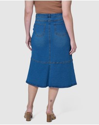 Indigo Tonic - Penny Denim Midi Skirt