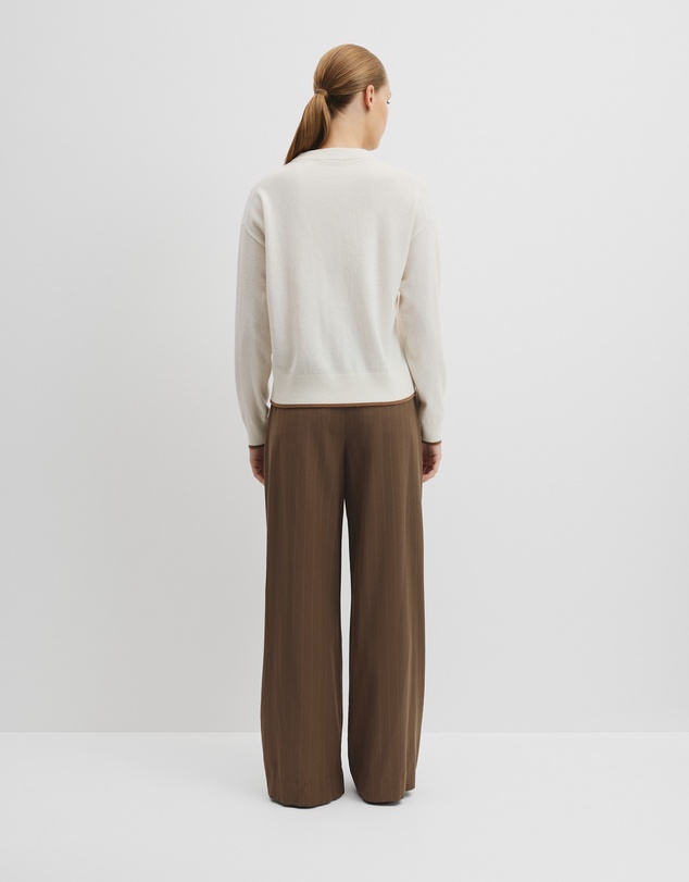 Country Road - Tipped Crew Neck Knit