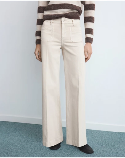 M.N.G - Wide-Leg Jeans With Pockets