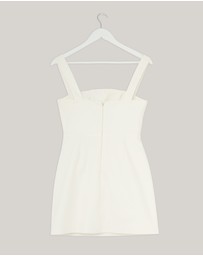 Revibe - Repaired Shona Joy Lani Draped Mini Dress - AU 8