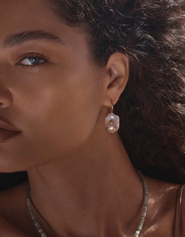 Amber Sceats - Palermo Earrings in Green