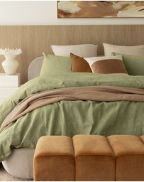 Bambury - Acacia Jacquard Polycotton Quilt Cover Set