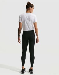 Nike - Nike One Seamless Front High Waisted Full Length Leggings