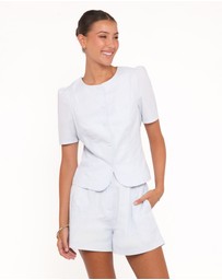 Petal & Pup - Bentley Short Set - Pale Blue