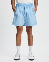 Surrounded By Ghosts - The Andradite Linen Drawstring Shorts