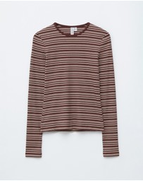 & Other Stories - Long-Sleeve Jersey Top
