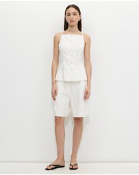 Calli - Harp Button Through Vest