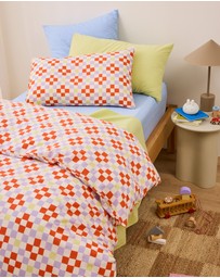 Sheet Society - Leo Washed Cotton Kids Quilt Cover