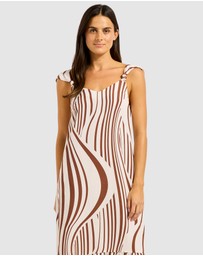 Seafolly - Coastline Tie Back Maxi Dress