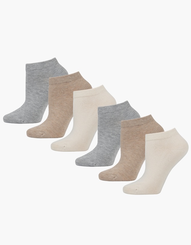 Pussyfoot - 6 Pack Bamboo Cotton Casual Ankle Sneaker Socks