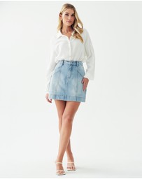 The Fated - Asha Denim Mini Skirt