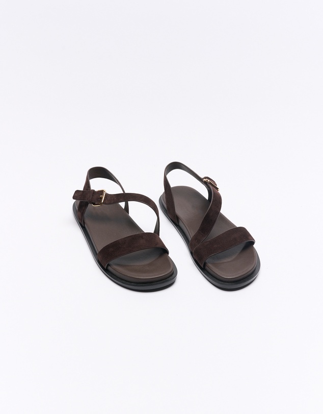 Walnut Melbourne - Henny Leather Sandal