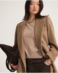Oxford - Saskia Double Breasted Wool Rich Coat
