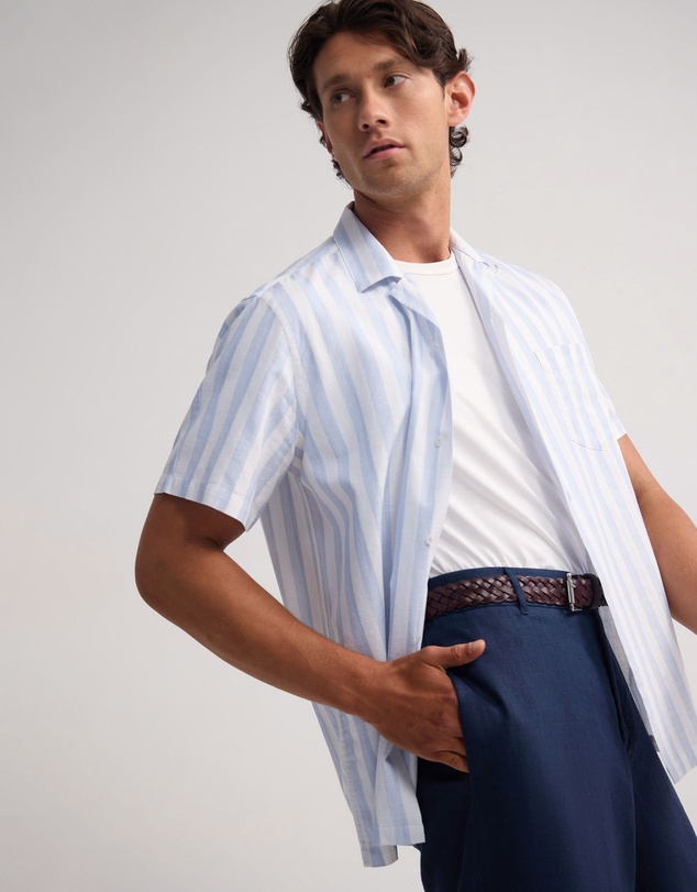 Oxford - Griffin Cotton Short Sleeve Luxury Shirt