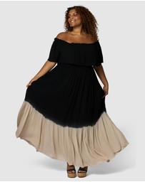 The Poetic Gypsy - Moondive Maxi Tie Dye Dress