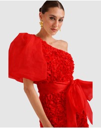 Romance by Honey and Beau - Rosalia One Shoulder Mini Dress