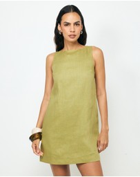 AERE - Zaya Linen Mini Dress