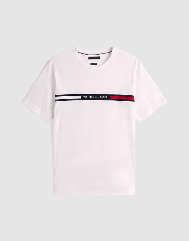 Tommy Hilfiger - Crew Neck Logo Panel T-Shirt