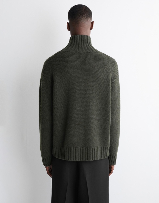 COS - Chunky Cashmere Funnel-Neck Jumper