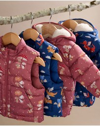 Purebaby - Reversible Puffer Vest -Kids-Babies