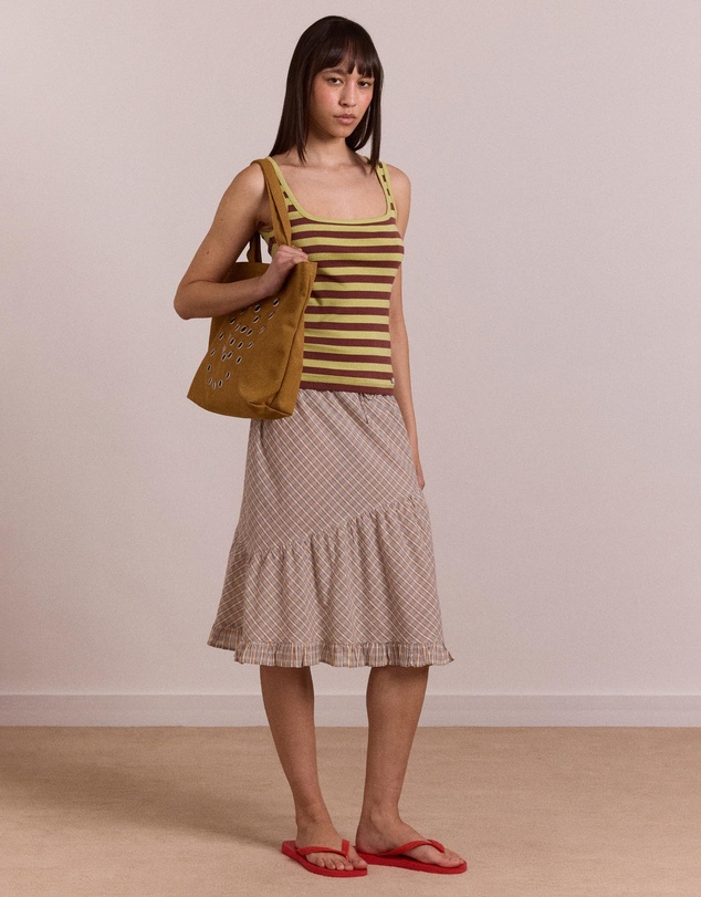 Damson Madder - Sigourney Ruffle Spiral Skirt