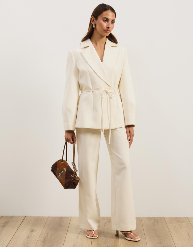 Atmos&Here - Vaila Tailored Wide Leg Pants