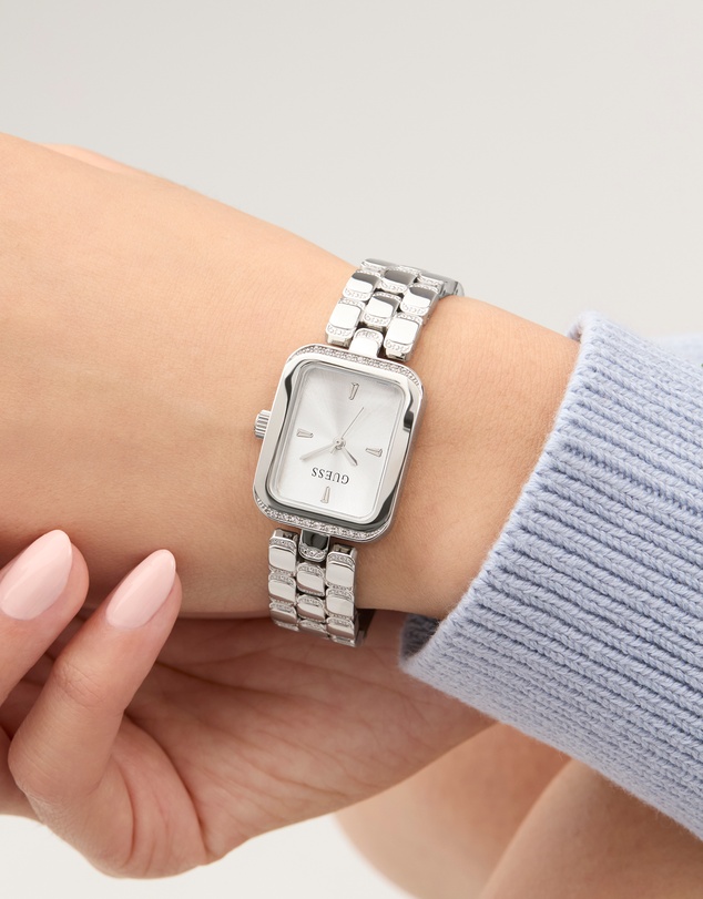 GUESS - Guess Ladies Silver Tone 22mm Analogue Watch