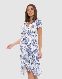 Ripe Maternity - Georgia Tie Front Dress