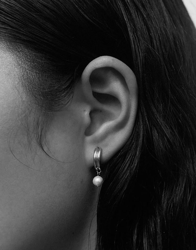 Kirstin Ash - Solace Pearl Hoops